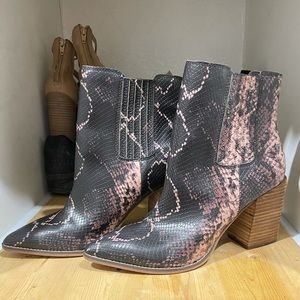 Steve Madden Python Boots